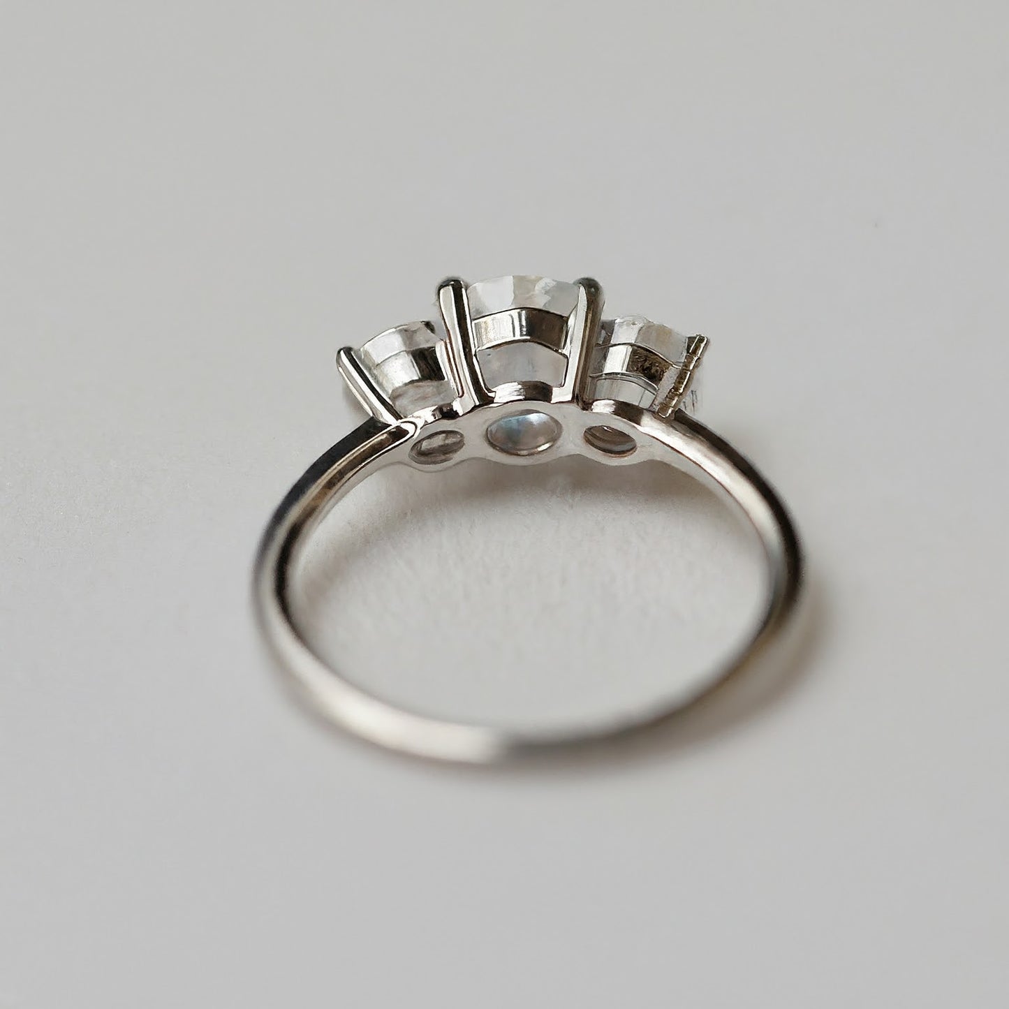 Trilogy Side Stone Diamond Ring